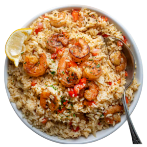 Shrimp Over Rice